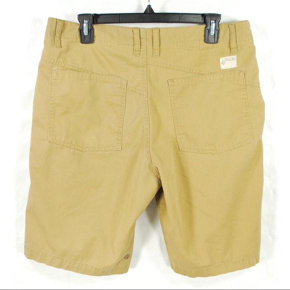Volcom Tan Khaki Shorts Men’s Size 34 - Picture 2 of 4